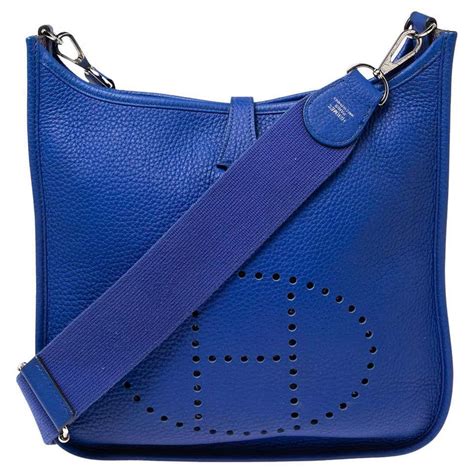 hermes evelyne bag electric blue|hermes evelyne bag discontinued.